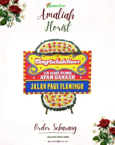 Sewa Papan Bunga Grand Hotel Preanger Bandung